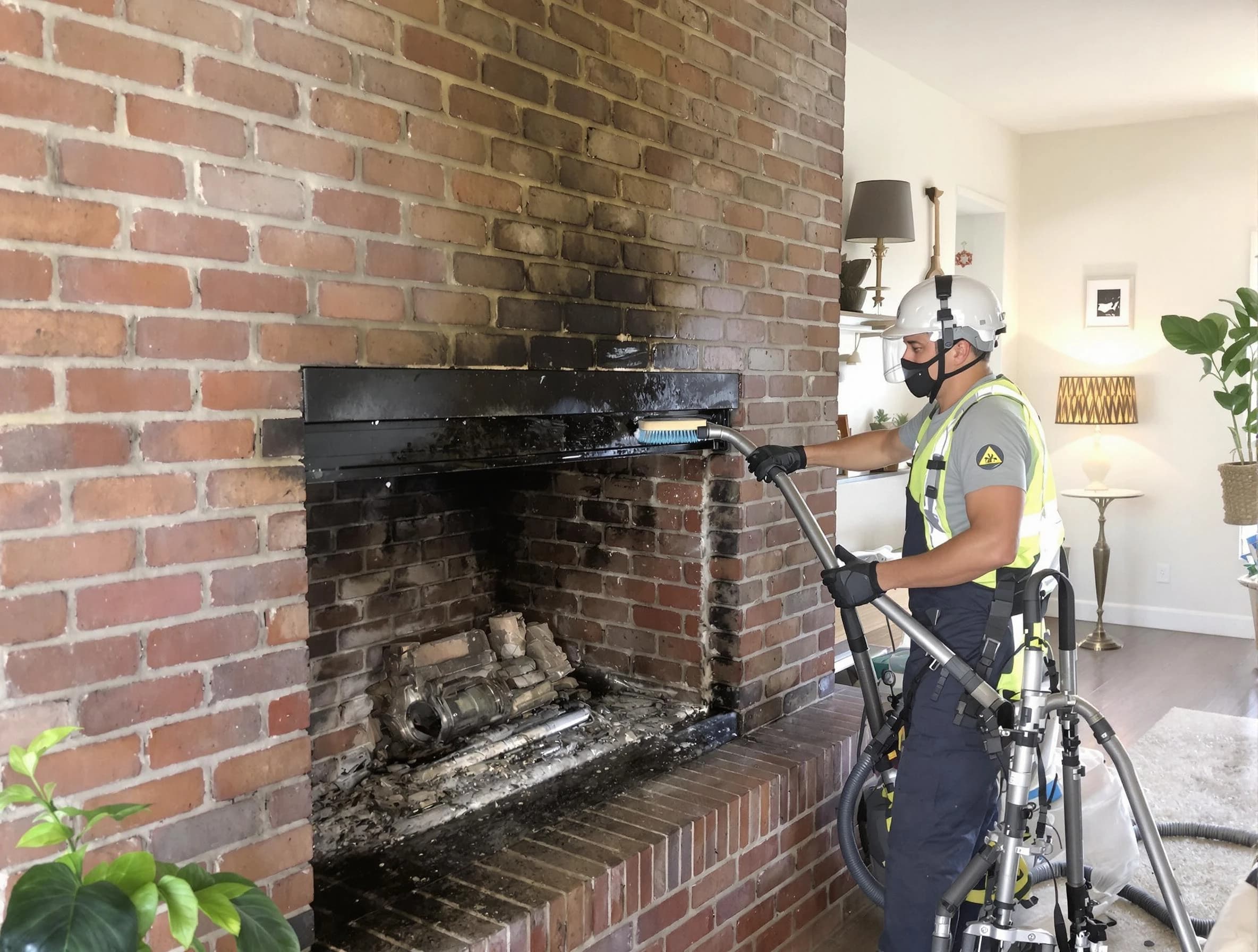 Stockbridge Chimney Sweep providing fireplace cleaning services in Stockbridge, GA